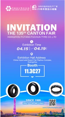 Hangzhou Fuyang Fuchun Tyre Co.,LTD 2024 Primavera FEIRA DE CANTON Estande No...