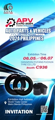 Hangzhou Fuyang Fuchun Tyre Co.,LTD Auto Parts And Vehicle Expo 2024 Estande ...